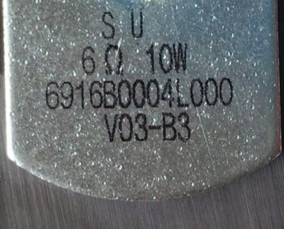 KIT DE BOCINAS PARA TV VIZIO (2 PZ) / NUMERO DE PARTE 6916B0004L000 / 6Ω 10W / V03-B3 / PANEL V400HJ9-D03 REV:C1 / MODELO D40F-J09	 - Imagen 2